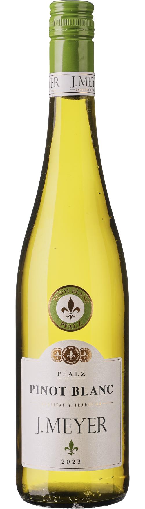 Moselland J. Meyer Qualitätswein Pfalz Pinot Blanc wine bottle