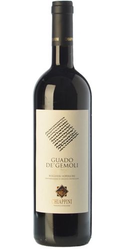 Chiappini Guado de Gemoli 2017 wine bottle