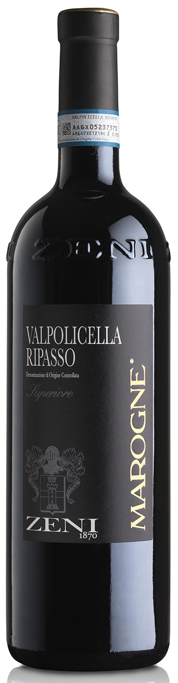Zeni Marogne Valpolicella Ripasso Superiore 2019 wine bottle