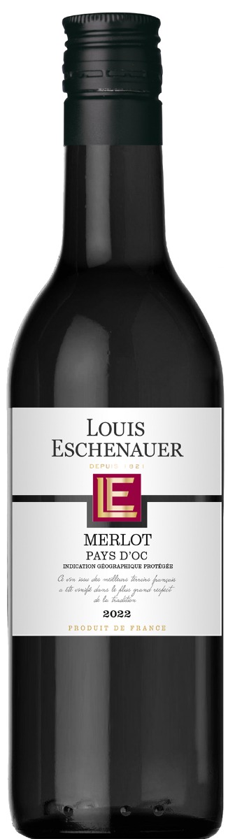 Louis Eschenauer Merlot Pays d'Oc 187 ml wine bottle