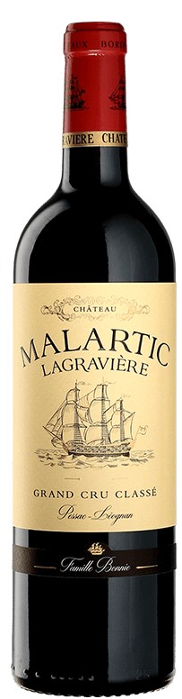 Château Malartic Lagravière Pessac-Leognan Cru Classé Rouge 2019 i trækasse wine bottle