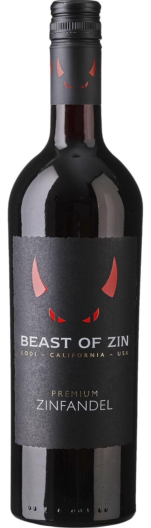 Beast of Zin wine bottle