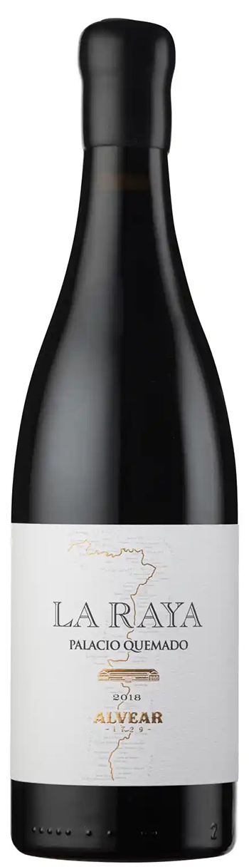 Alvear Palacio Quemado La Raya 2018 wine bottle