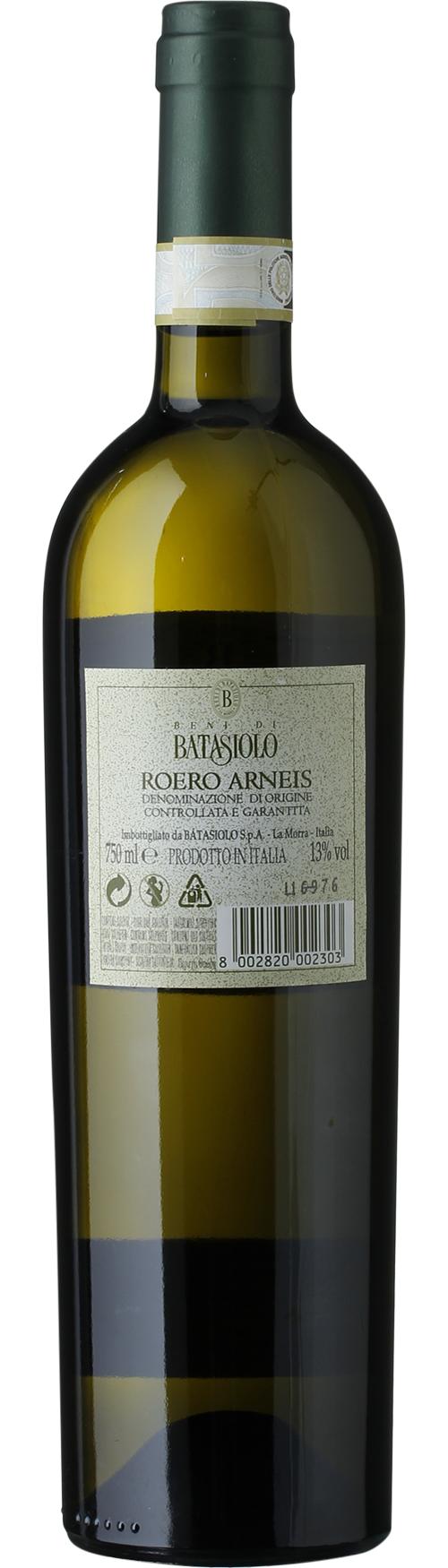 Beni di Batasiolo Roero Arneis DOCG wine bottle