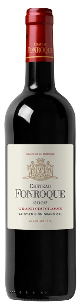 Chateau Fonroque Saint-Emilion Grand Cru Classé 2022 ØKO i trækasse wine bottle