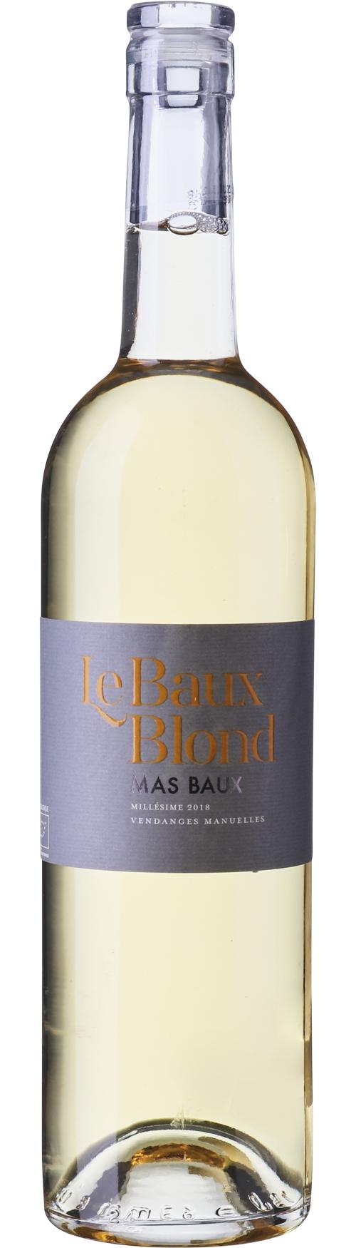 Domaine Mas Baux Baux Blond IGP Côtes Catalanes wine bottle