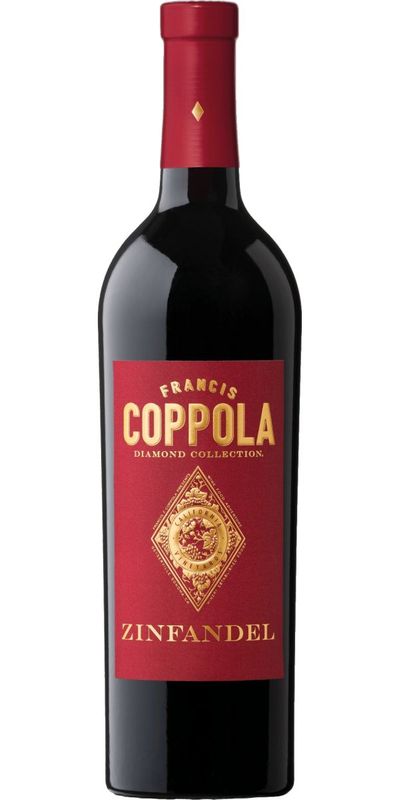 Francis Coppola, Diamond Collection Zinfandel 2022 wine bottle