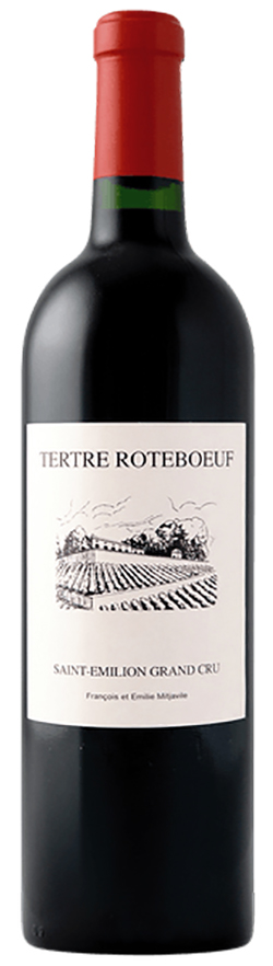 Tertre Roteboeuf Saint-Émilion Grand Cru 2015 wine bottle