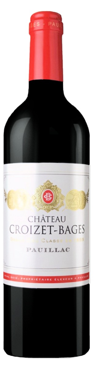 Chateau Croizet Bages Pauillac 5. Cru Classe 2020 i trækasse wine bottle
