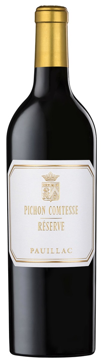 Pichon Comtesse Reserve Pauillac 2020 i trækasse wine bottle