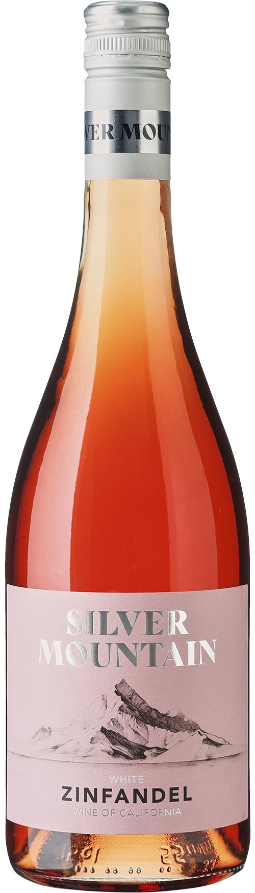 Silver Mountain White Zinfandel Rosé wine bottle