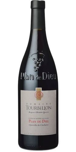 Domaine Tourbillon, Plan de Dieu Cotes du Rhone Villages 2023 wine bottle