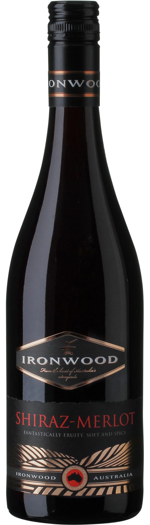 Ironwood Shiraz-Merlot wine bottle