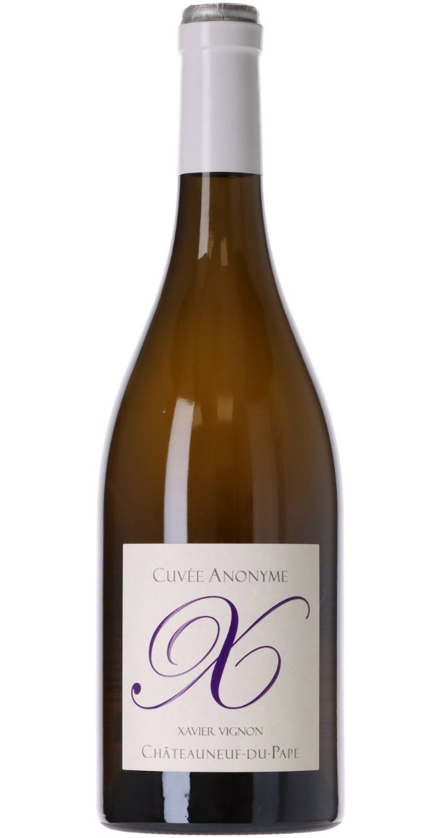 Xavier Châteauneuf-du-Pape Blanc Cuvée Anonyme ØKO 2022 wine bottle