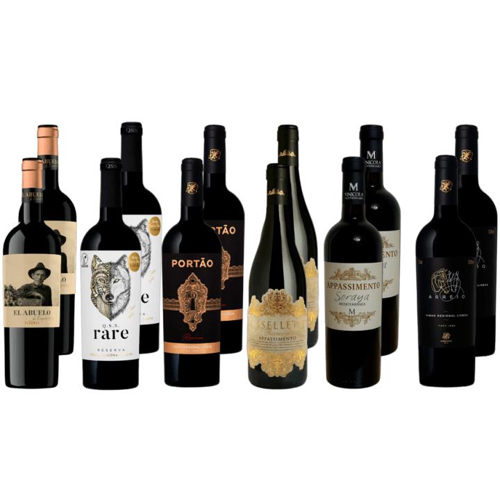 Christmas Gold Winners wine bottle