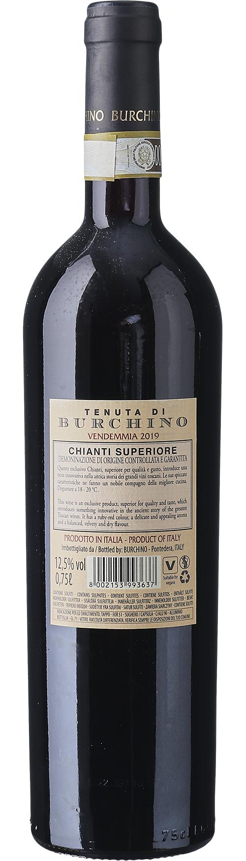 Tenuta di Burchino, Terricciola, Chianti Superiore DOCG wine bottle