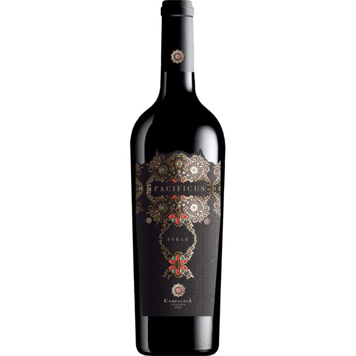 Compagnia Siciliana 1921 Pacificus Syrah 2022 wine bottle