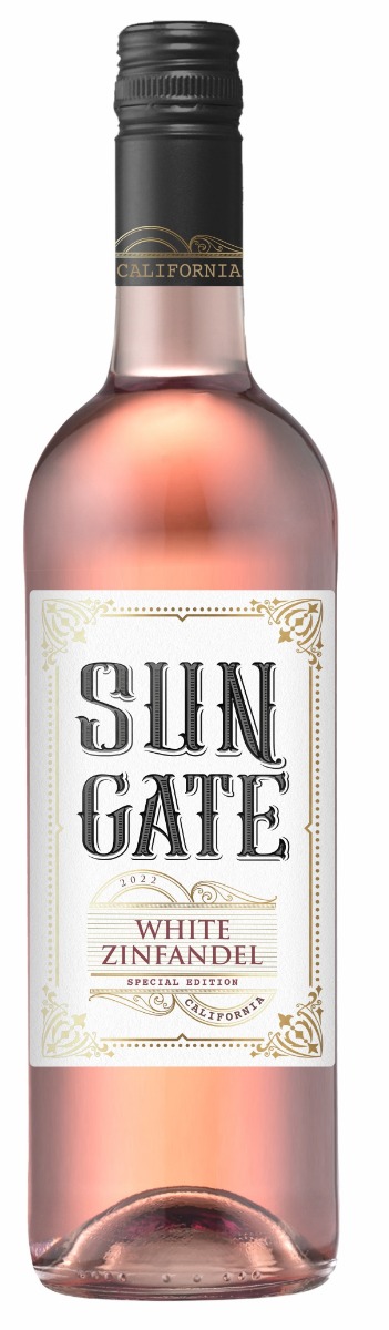 Sun Gate White Zinfandel California 2022 wine bottle