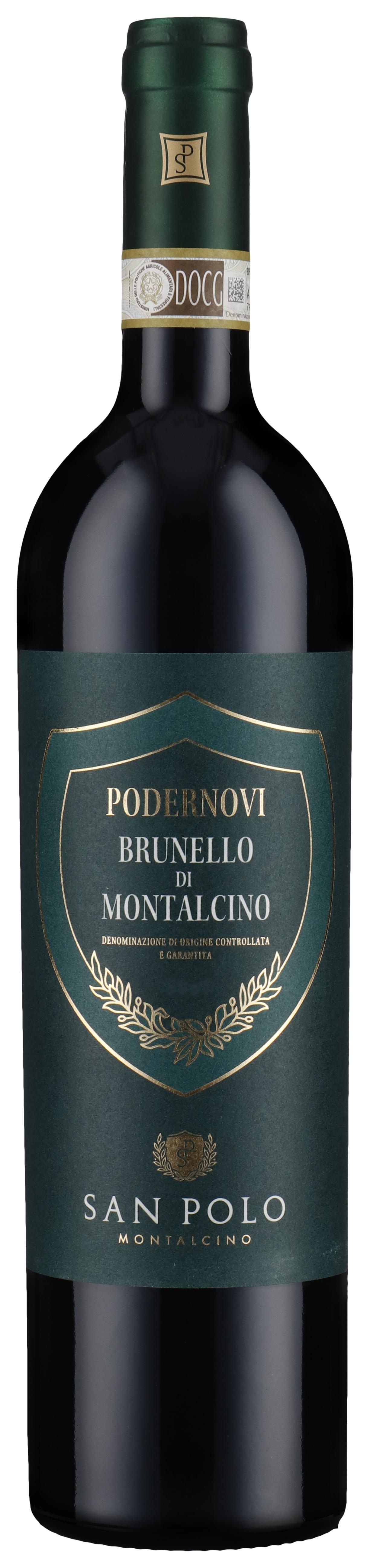 Brunello di Montalcino Podernovi 2020 wine bottle
