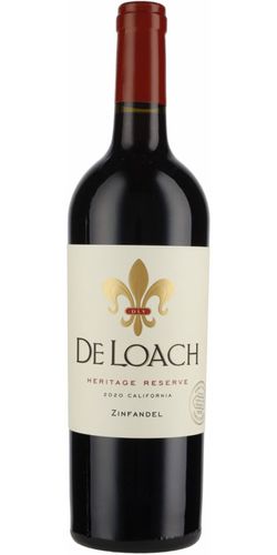 DeLoach, Heritage Reserve Zinfandel 2020 wine bottle