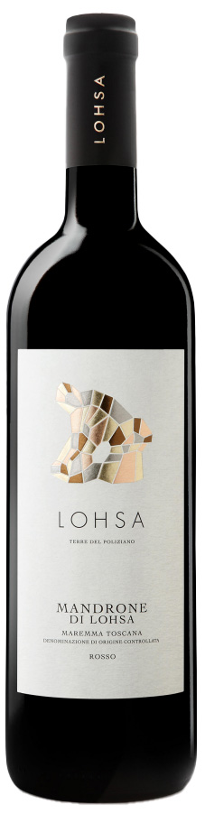 Poliziano Mandrone di Lohsa Maremma Toscana 2019 wine bottle