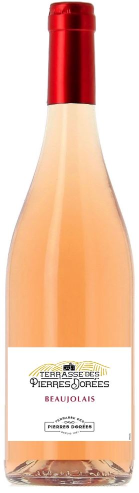 Terrasse des Pierres Dorées Beaujolais Rosé 2020 wine bottle