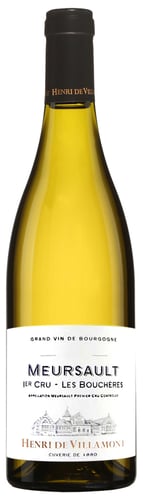 Henri de Villamont Meursault 1er Cru Les Bouchères 2021 wine bottle