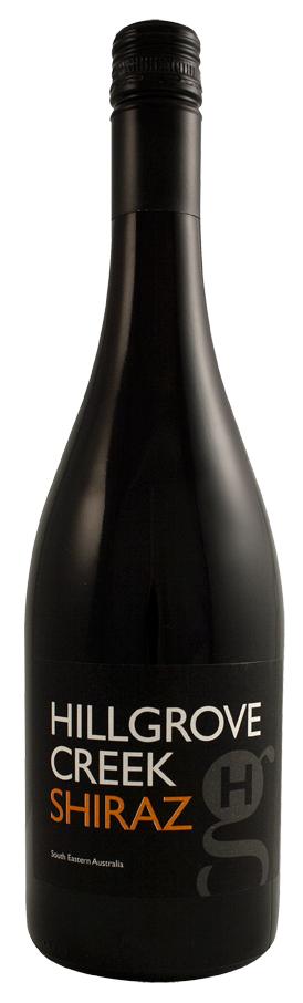 Shiraz wine bottle