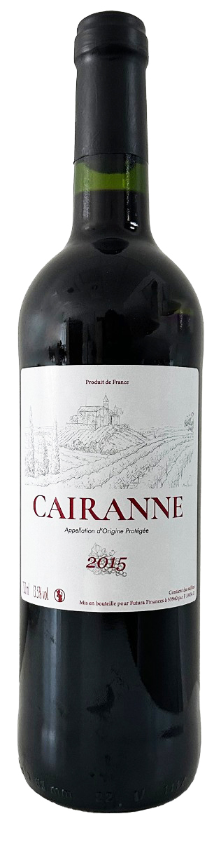 Cairanne 2015 wine bottle