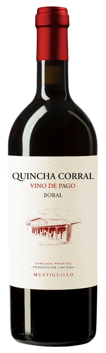 Mustiguillo Quincha Corral Vino de Pago Bobal  2016 i trækasse wine bottle