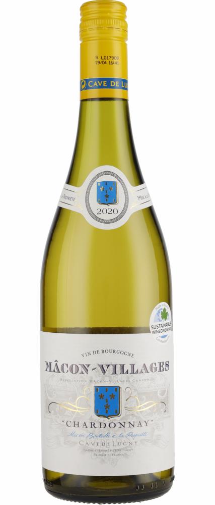 Mâcon Villages, Cave De Lugny wine bottle