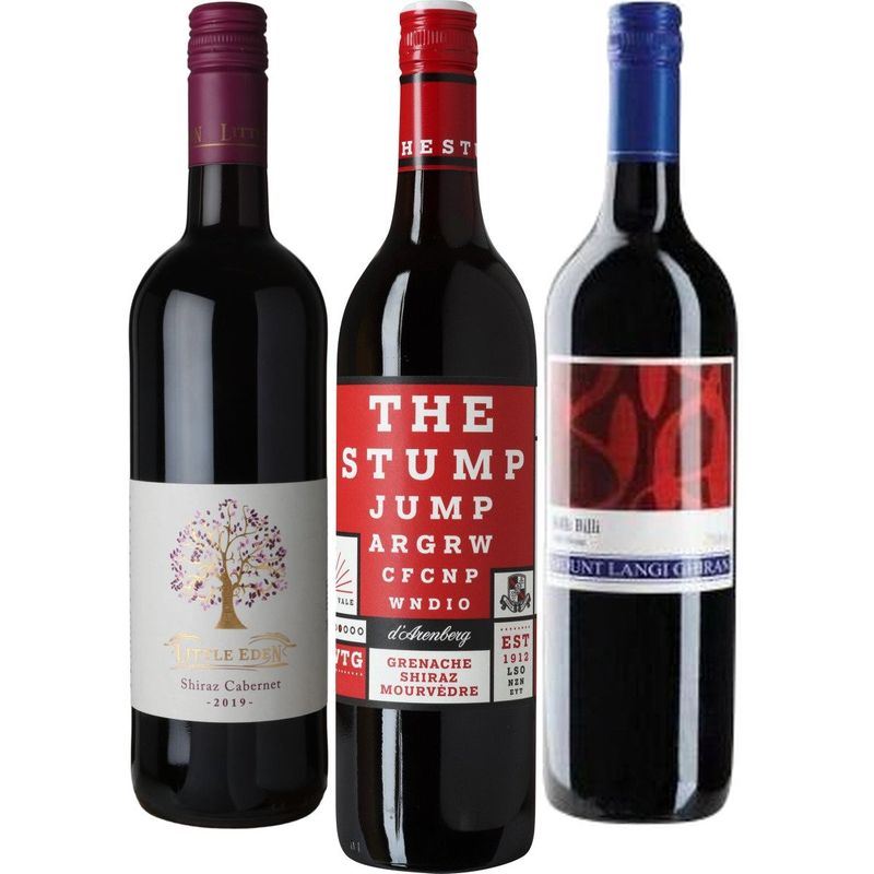 Smagekasse - Top 3 Australien wine bottle