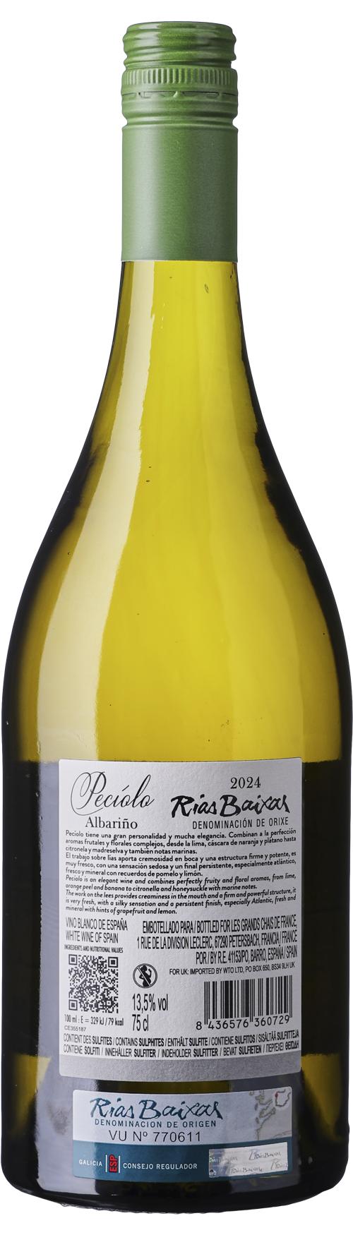 Peciólo, Rías Baixas Albariño wine bottle