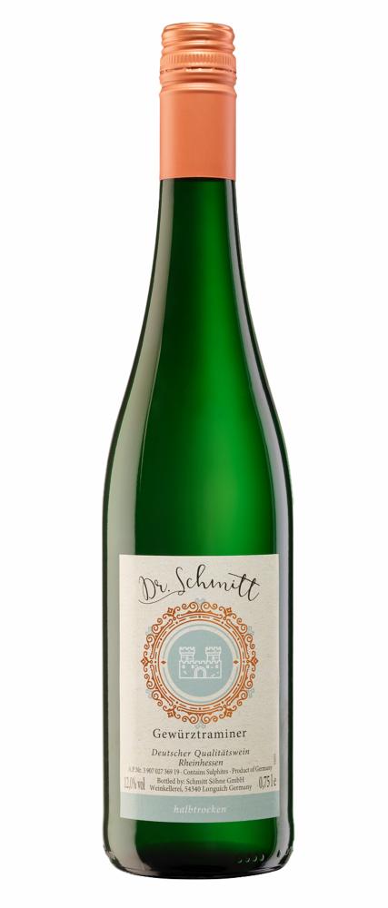 2022 Dr. Schmitt Gewürztraminer Schmitt Söhne wine bottle