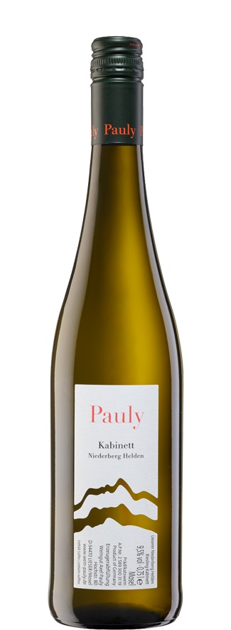 Axel Pauly Niederberg-Helden Kabinett Riesling 2021 wine bottle