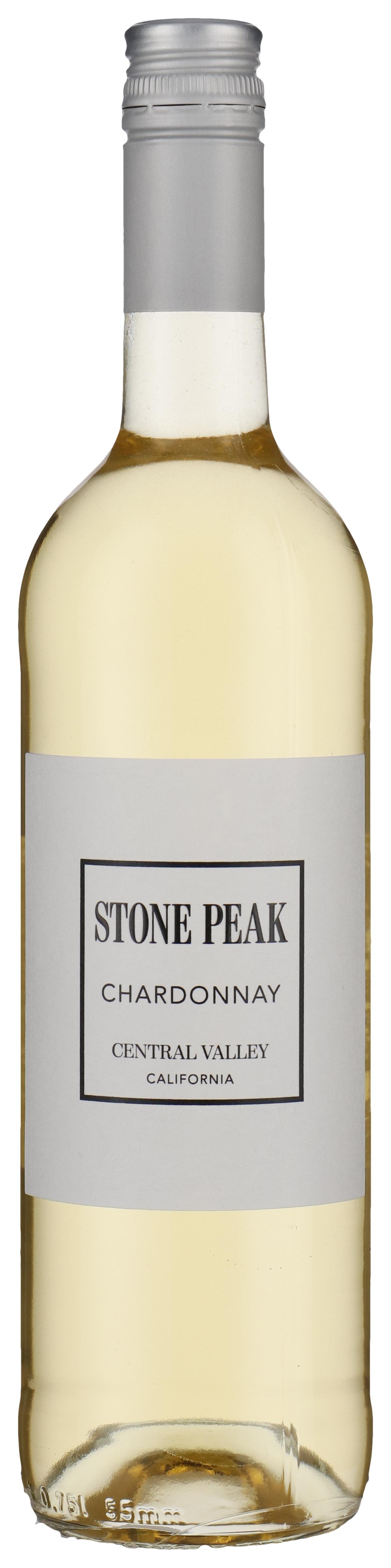 Chardonnay wine bottle