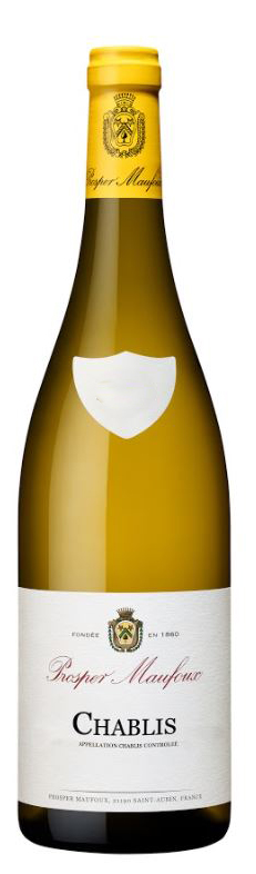 Prosper Maufoux Chablis 2020 wine bottle
