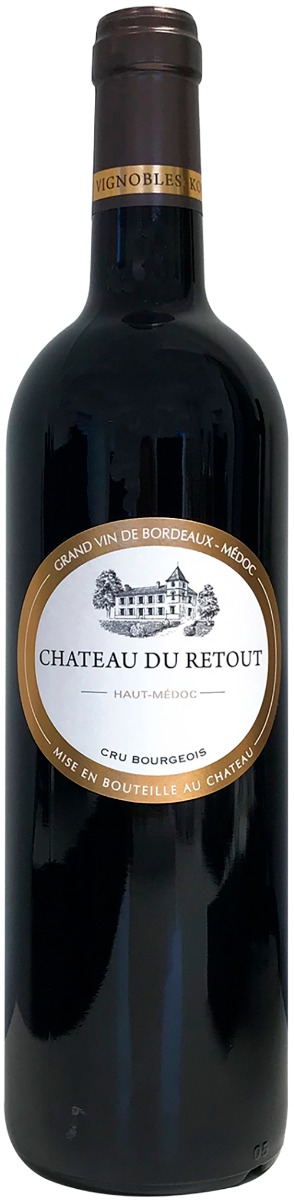 Chateau du Retout Haut Medoc Cru Bourgeois 2018 wine bottle