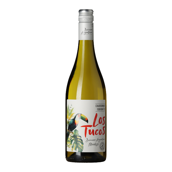Los Tucos Chardonnay Torrontés wine bottle