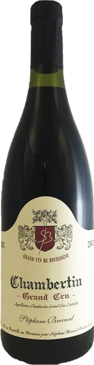 Domaine Brocard Le Chambertin Grand Cru 2001 wine bottle