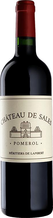 Château de Sales Pomerol 2022 i trækasse wine bottle