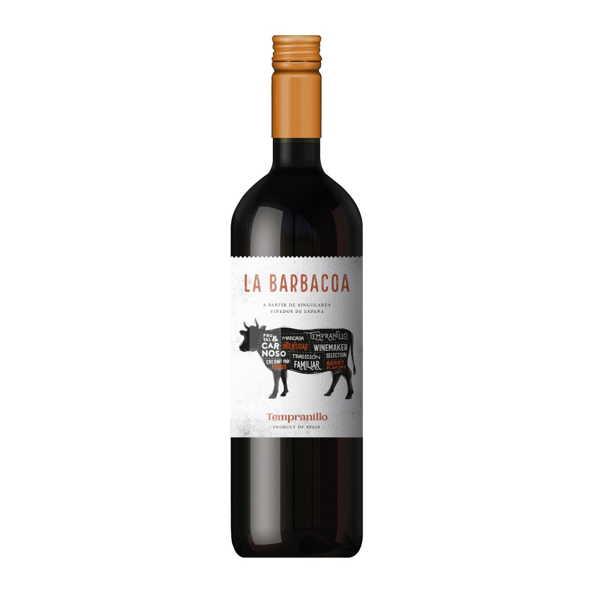 La Barbacoa Tempranillo wine bottle