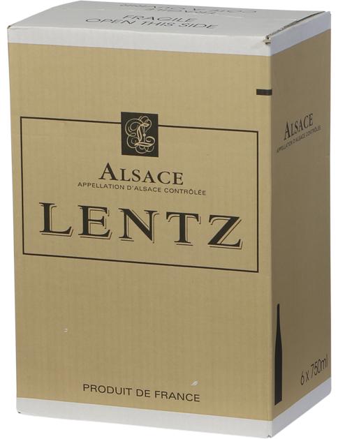 Lentz Gewürztraminer wine bottle