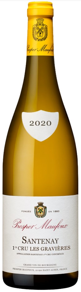 Prosper Maufoux Santenay 1er Cru Les Gravieres Blanc 2020 wine bottle