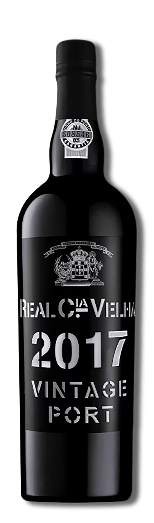 Real Companhia Vintage Port 2017 i trækasse wine bottle