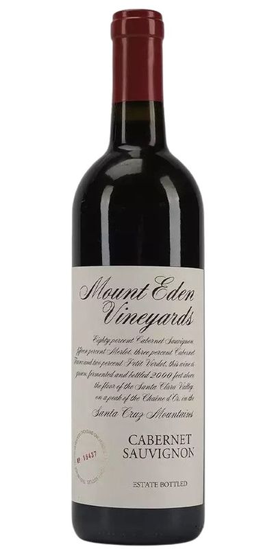 Mount Eden Estate, Santa Cruz Cabernet Sauvignon 2018 wine bottle