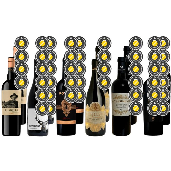 Gold Winners wine bottle