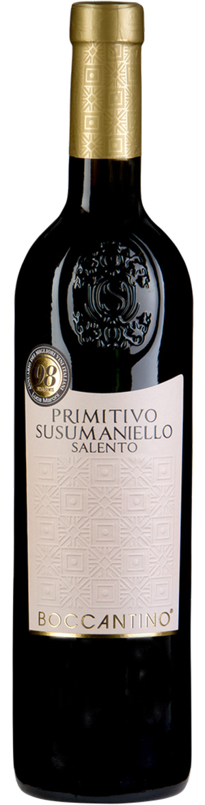 Boccantino Primitivo/Susumaniello Salento IGT 2020 wine bottle
