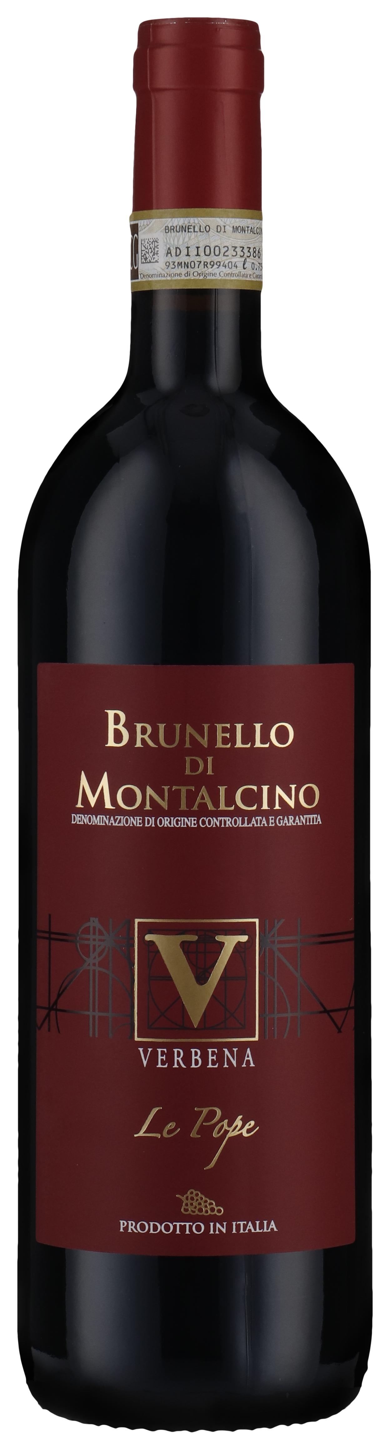 Brunello di Montalcino, Le Pope 2019 wine bottle