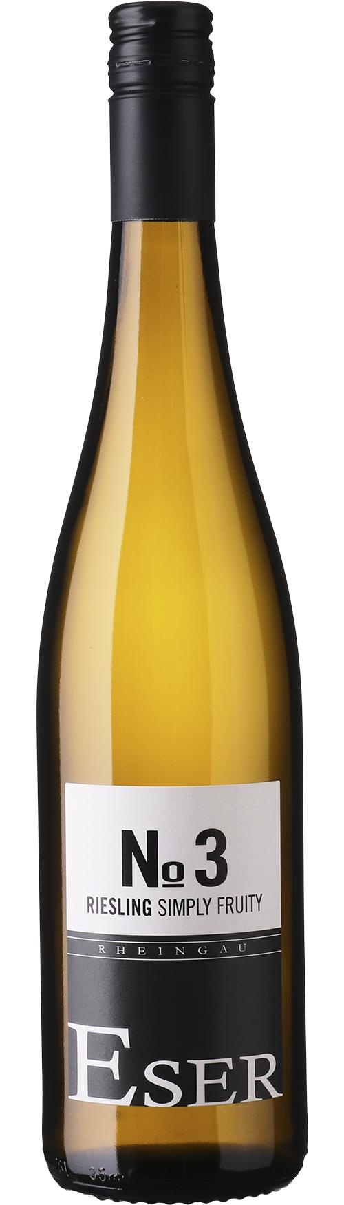 Eser Riesling No. 3, Simply Fruity wine bottle